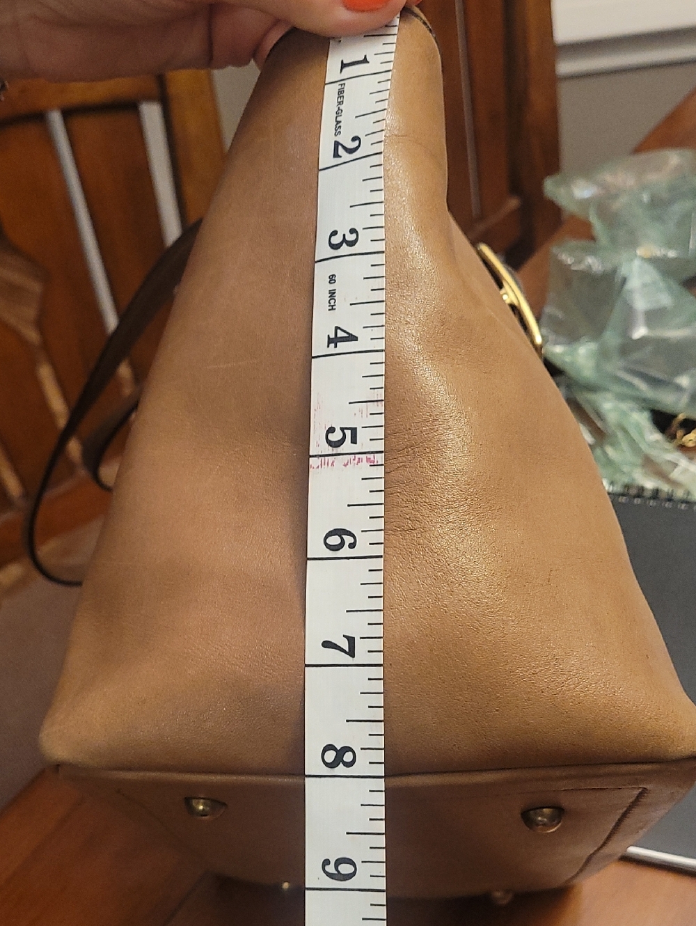 RARE COACH - Vintage Glove-Tanned Cowhide Smooth Leather Legacy Market Tote - Picture 14 of 14